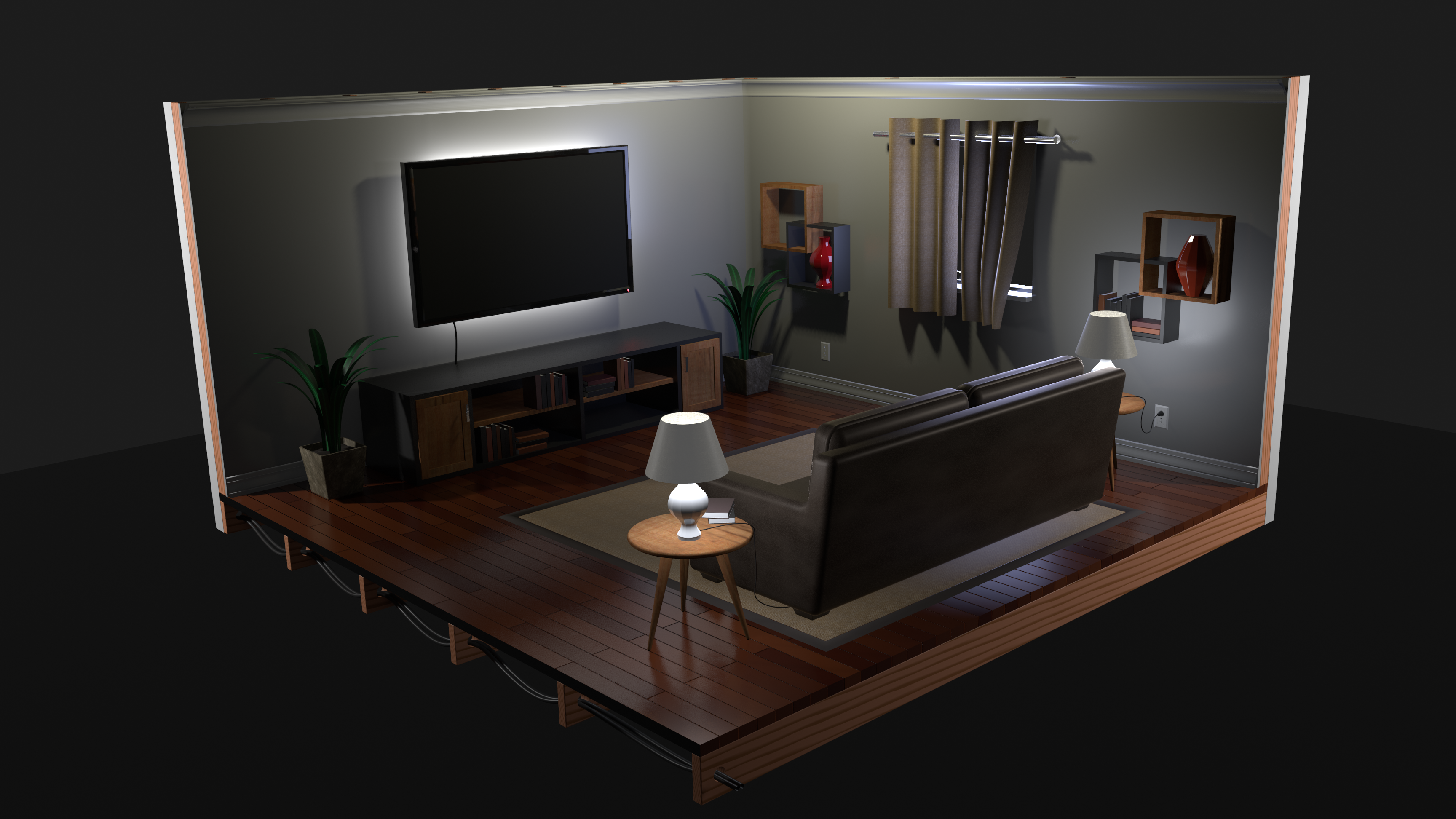 Living/TV Room Study preview image 1